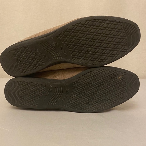 Beacon Leaf Embroidered Suede Leather Booties Womens Ankle Boots Size 8.5 Beige - Picture 6 of 13